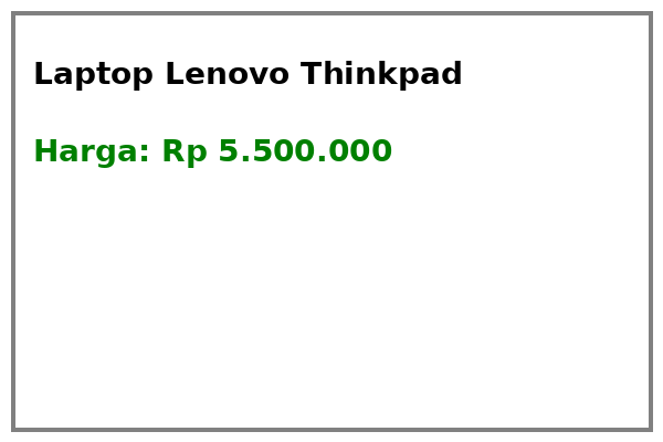 Laptop Lenovo Thinkpad
